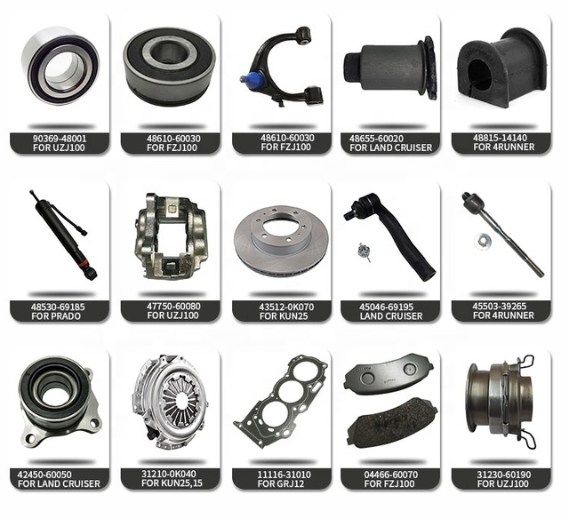 Car Spare Parts Auto Engine Parts for Toyota Land Cruiser Rav4 Corolla Coaster Hiace Hilux 4Runner