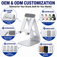 Support de bureau pliable OEM ODM avec rotation à 360°, structure stable, options de couleur personnalisées, fournisseur direct d'usine pour bureau/étude
