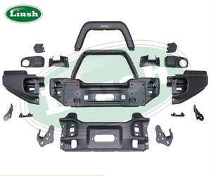 Parachoques delantero Liush <span class=keywords><strong>AVE</strong></span> para modificación de coche para Jeep Wrangler JL JK 2007-2025 rejilla de parachoques delantero de acero al carbono Actualización de alta calidad - Product Image 2