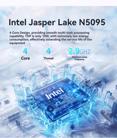 Mini Computadora de Escritorio U35 N5095/16G/512G para Negocios y Oficina, Incluye WIFI5, DDR4, SSD, Windows 11