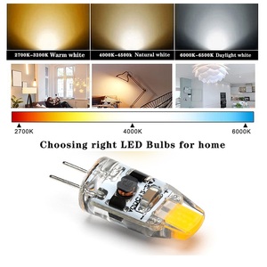 12-24V Dimmable G4 Mini <span class=keywords><strong>LED</strong></span> BULB <span class=keywords><strong>1W</strong></span> COB Silicone Đèn tiết kiệm năng lượng 2W <span class=keywords><strong>Halogen</strong></span> thay thế cho khách sạn Đèn chùm chiếu sáng - Product Image 5