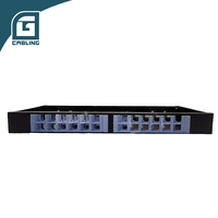 Gcabling Panneau de brassage optique en fibre de verre, type tiroir, avec connecteurs FC SC LC et équipement de pigtail, 6, 8, 12, 24 ports, Panneau de brassage ODF