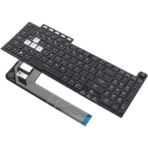 คีย์บอร์ดสำหรับแล็ปท็อปสำรองสีดำเราใหม่สำหรับ <span class=keywords><strong>ASUS</strong></span> <span class=keywords><strong>TUF</strong></span> FX506HC เกม FX506HCB <span class=keywords><strong>FX506HE</strong></span> FX506HEB อะไหล่โน๊ตบุ๊ค - Product Image 3