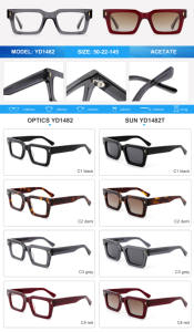 <span class=keywords><strong>2026</strong></span>年新作卸売 クラシックな欧米風 ダイヤモンド型のフレーム ユニセックス ソリッドレトロプレート リーディングアセテートメガネ - Product Image 3