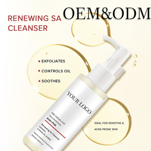 Crema Limpiadora con Logotipo Personalizado, Orgánica, a Base de Hierbas, con Ácido Hialurónico, Ácido Salicílico, Gluconolactona, AHA, PHA, para Eliminar el Acné y Limpiar los Poros en Profundidad - Product Image 6