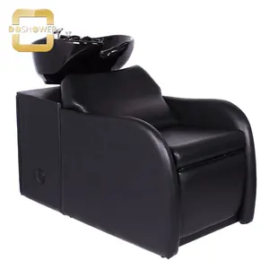 hair salon double seats backwash unit shampoo chair with shampoo station salon backwash unit for shampoo backwash unit supplier