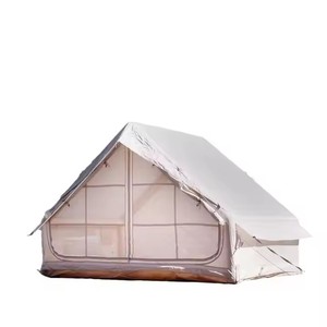 Ngoài trời tự động Inflatable Lều 6.3 thiết kế phẳng với Oxford vải cho gia đình cắm trại mặt trời mưa bảo vệ một phòng ngủ cấu trúc - Product Image 6