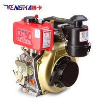 Moteur diesel refroidi par air TENGKA 178F, 9 CV, monocylindre, démarrage électrique, petit, portable, prix d'usine pour l'Éthiopie