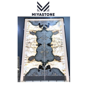 2024 Piedra de cuarcita DE LA Patagonia de Brasil más popular Mármol blanco Calcita Azulejo Cocina Hotel Pared Piso Diseño gráfico MOQ 1 PCS - Product Image 1