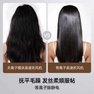 Sèche-cheveux Moido S1 avec moteur DC, ionique, pour soins capillaires à domicile, finition blanc brillant et poudre dorée - Product Image 4
