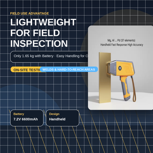 Analizador XRF Portátil de Mano con Detector SDD, Espectrómetro PMI para Análisis de Metales, Aleaciones y Chatarra - Product Image 4