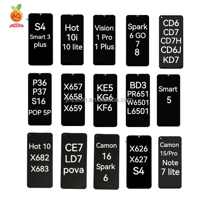 OEM Mobile Phone Lcd for Tecno S4 Display Touch Screen Assembly Replacement for Infinix X626 X627 Lcd