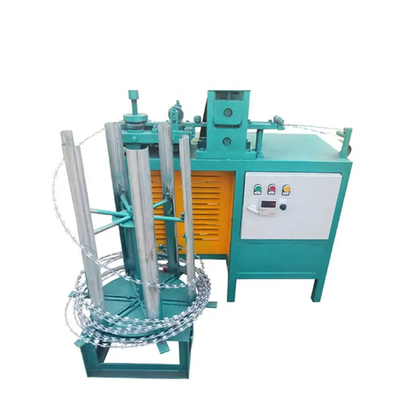 concertina razor blade wire making machine with Punching machine