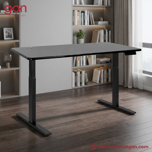 SMARTDESK Foldable <b>Adjustable</b> Metal <b>Desk</b> for Home <b>Office</b> Black 80kg Load Capacity - Product Image 3