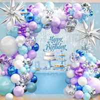 Ensemble de ballons princesse, décoration de fête d'anniversaire pour enfants