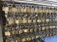 Usine en gros Candado personnalisé 20/30/40/50mm cadenas haute sécurité cadenas à clé identique petit Mini pas cher cuivre laiton cadenas