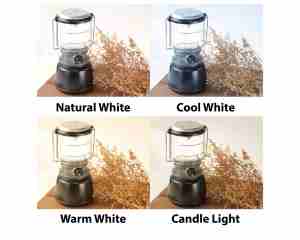 Lanterne LED rétro haute puissance 1300 lumens, alimentée par dynamo, étanche IP65, lumière du jour 6000K, pour le camping - Product Image 5