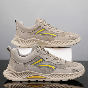 Nouvelles baskets de printemps pour hommes, en maille respirante, légères, à lacets, antidérapantes, chaussures de course à semelle souple, semelle extérieure en caoutchouc décontractée - Product Image 5