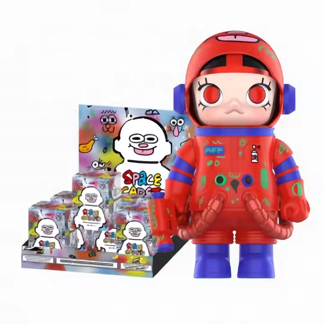 NEW Hot Original PopMart Space Molly MEGA SPACE MOLLY 100% Series 3 Ornament Figurines Home Decor Desktop Dolls Model