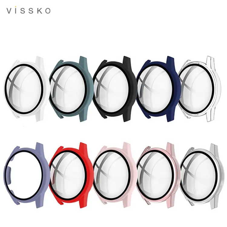 Vissko Hot Colourful Scratch protection Sport Accessories Smart Watch Case for Samsung Watch 4 5