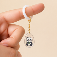 Breloque d'identification personnalisée pour parapluie, pendentif en acrylique pour sac, bouteille, marqueur anti-perte, cadeau