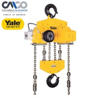 Bloc de chaîne de palan à chaîne électrique CPE modèle Yale 3500LBS/22000LBS avec crochet de suspension ou chariot intégré
