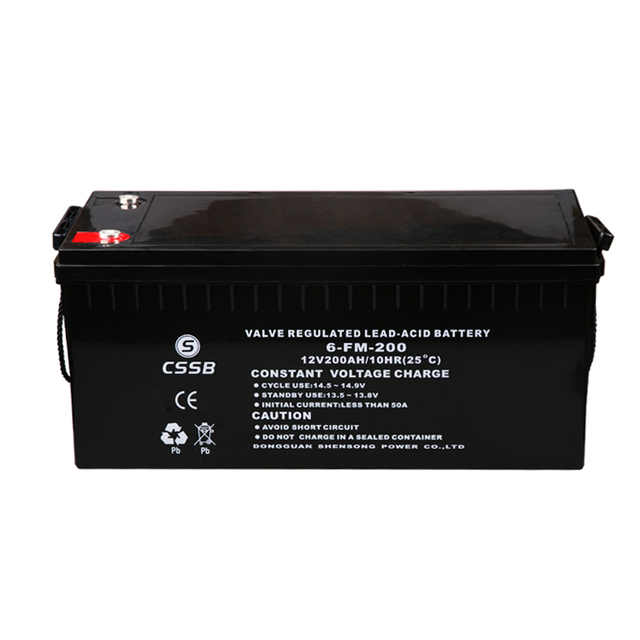 CSSB 10 Years Life Span 12v 200ah Agm Deep Cycle Battery for Solar Panel