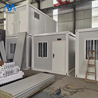 Maisons conteneurs sanitaires extérieures mobiles personnalisées pour hôtels, 20 pieds, toilettes préfabriquées, livraison rapide, assemblage modulaire, emballage plat, mobiles