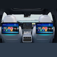Nouvel écran de voiture universel Android 14 pouces pour appuie-tête, moniteur 4K, écran IPS, lecteur de divertissement pour sièges arrière, écran tactile, WIFI