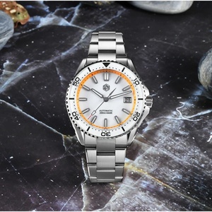 San Martin SN0129D – montre automatique pour hommes, 39mm, mécanique, étanche 20ATM, cadran en émail, lunette en saphir entièrement lumineuse, NH35 - Product Image 2