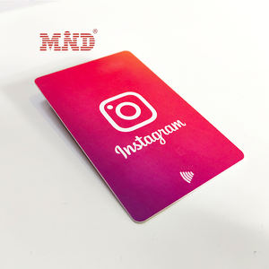 Superficie personalizada NFC Tarjeta Social Media PVC NFC Tarjeta de visita Llamada telefónica Contacto Escaneo <span class=keywords><strong>QR</strong></span> para <span class=keywords><strong>WhatsApp</strong></span> - Product Image 4