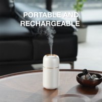 Diffuseur d'arômes portable en alliage d'aluminium, diffuseur ultrasonique rechargeable d'huiles essentielles pour la maison et la voiture