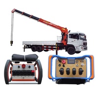 Grue télescopique hydraulique montée sur camion YLB de qualité supérieure, 5 tonnes, télécommande, étanche IP67, portée de travail 500 m