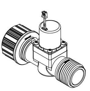 Vanne solénoïde en plastique à verrouillage Wye 3V, structure à diaphragme personnalisable OEM, dispositif de système d'<span class=keywords><strong>arrosage</strong></span> automatique basse pression à batterie 3/4 - Product Image 4
