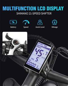 1000W 48V20ah Batterie au lithium 26 pouces gros pneu VTT électrique cadre en alliage d'aluminium avec 7 vitesses - Product Image 4