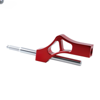 Extension de levier de vitesses de voiture universelle en acier inoxydable usiné CNC, télescopique et réglable