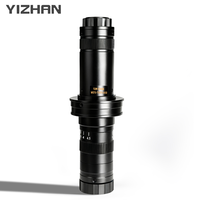 YIZHAN 215X Zoom Lente óptica industrial-Lente de microscopio de precisión de montaje en C para inspección de componentes electrónicos de visión artificial