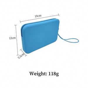 Bolsa de Maquillaje de Silicona con Cierre y Logotipo Personalizado de Dongguan Chang an Xuan, Bolsa para Monedas, Duradera y Moderna - Product Image 5