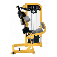 Alat Gym Komersial pilihan muatan Pin pemimpin nyata mesin pengangkat Lateral tekanan bahu tekan dada