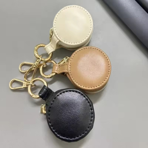 Estuche de Viaje de Cuero de Lujo Mini Personalizado con Logotipo, Caja Portátil con Cremallera para Guardar Anillos, Collares y Pendientes - Product Image 6