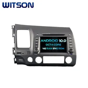 WITSON ANDROID 12.0 araç DVD oynatıcı GPS navigasyonu HONDA CIVIC 2006 2011 4G DDR3 1080P HD