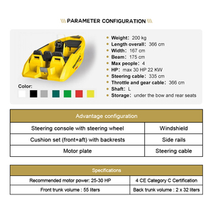 Motoscafo Veloce con Certificato CE per Pesca, Yacht e Barche di Lusso in HDPE - Product Image 5