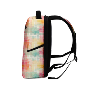 Đầy Màu sắc kẻ sọc PVC sinh viên ba lô, thời trang không thấm nước và trọng lượng nhẹ túi đi học với dây kéo cho cô gái tuổi teen - Product Image 4