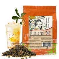 Teh Oolong Osmanthus Beraroma Premium, Teh Wulong Campuran Osmanthus Alami Segar, Bahan Baku Massal Untuk Pembuatan Minuman Komersial