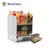 Boîte repas hermétique Shuchen pour micro-ondes, conteneurs transparents en plastique pour préparation de repas, machine à sceller les plats à emporter