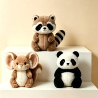Vente en gros de jouets en peluche pour enfants, personnalisés, écologiques, en coton biologique, mini et grands, doux, imitation animaux