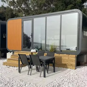 2024 CDPH New Fashion Smart House Prefab Apple Cabin Home Luxury Glamping Tent For Living