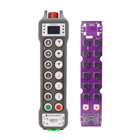 Nuevo Control Remoto Inalámbrico Industrial IP66 de 12 Teclas y Dos Velocidades con Desbloqueo por Huella Dactilar, Resistente al Agua y al Polvo