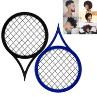 Éponge à cheveux afro avec brosse à queue pointue pour coiffure afro, éponge de coiffage pour hommes et femmes, pour dreadlocks, tresses, torsades, permanentes et soins capillaires
