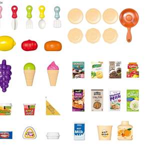 Jouets d'équipement de <span class=keywords><strong>cuisine</strong></span> de <span class=keywords><strong>simulation</strong></span>, jeu de <span class=keywords><strong>cuisine</strong></span> avec nourriture factice, jeu de <span class=keywords><strong>cuisine</strong></span> miniature pour enfants - Product Image 3